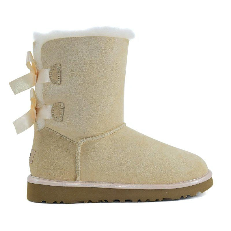 Угги женские UGG II Bailey Bow Metallic Amberlight