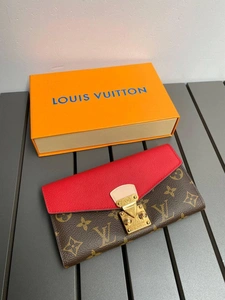 Кошелек Louis Vuitton коричневый премиум-люкс 19/10 A62276 фото-