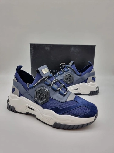 Кроссовки Philipp Plein Trainer Predator SABS-USC0122-PTE003N Blue-White фото-2