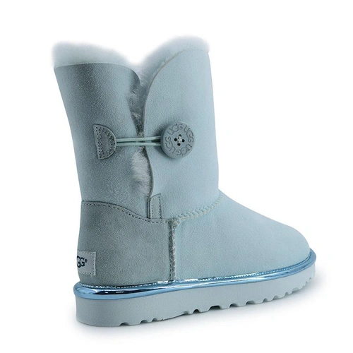 Угги женские UGG II Bailey Button Metallic Iceberg фото-4