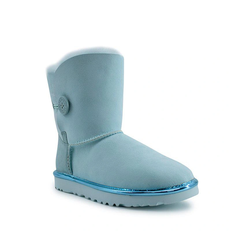 Угги женские UGG II Bailey Button Metallic Iceberg фото-3