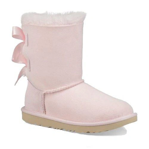 Угги детские UGG Kids Bailey Bow II Pink фото-3