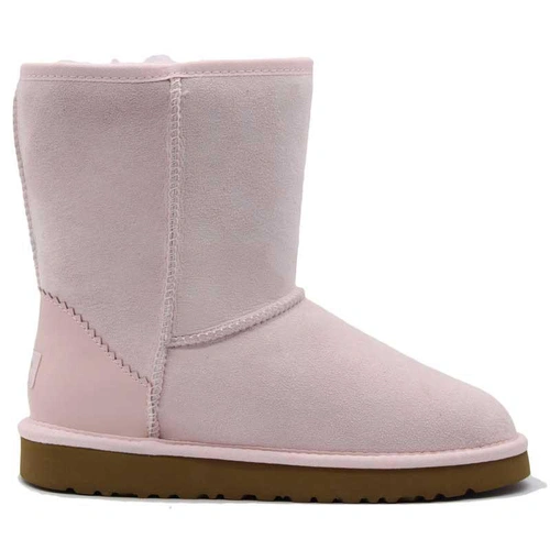 Угги женские ботинки UGG II Classic Short Pink фото-3