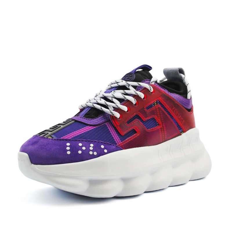 Кроссовки Versace Chain Reaction Violet фото-5