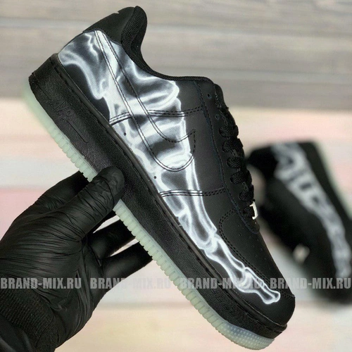 Кроссовки Nike Air Force 1 Low Skeleton Halloween Black фото-2