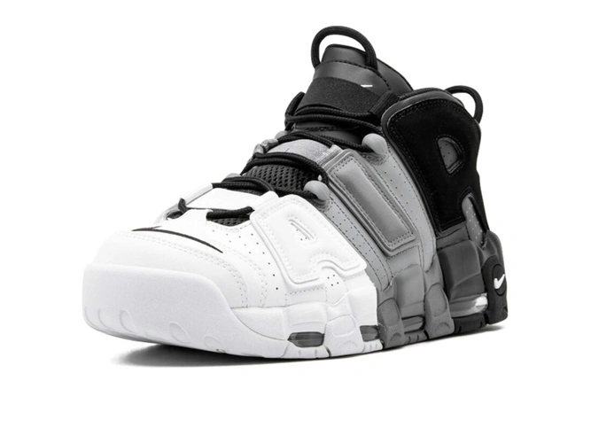 Кроссовки Nike Air More Uptempo Black Grey White фото-2