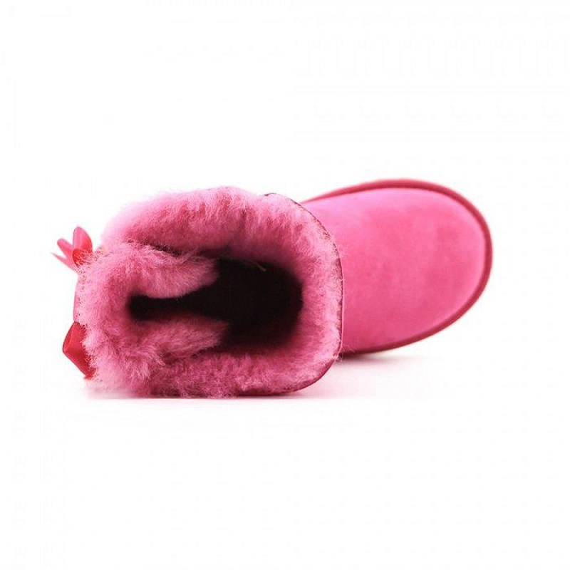 Угги детские UGG Kids Bailey Bow II Fucsia фото-3