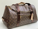 Дорожная сумка Louis Vuitton из канвы коричневая 53/28/15 см A83645 фото-1