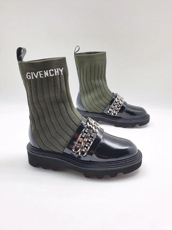 Ботинки женские Givenchy хаки