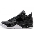 Кроссовки Nike Air Jordan 4 Retro Black/White фото-1