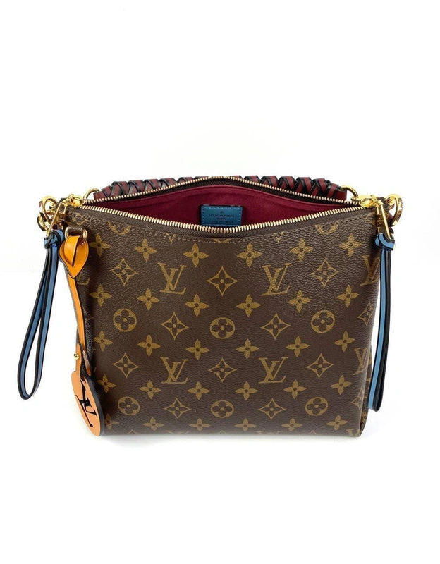 Женская сумка Louis Vuitton Beaubourg Hobo Monogram коричневая премиум-люкс 25/21/15 см фото-3