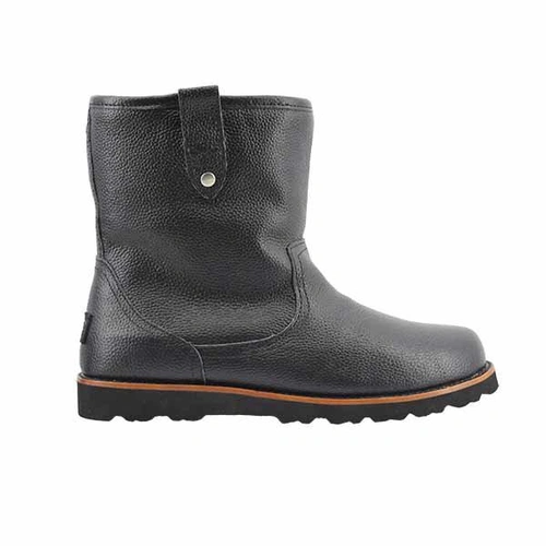 Угги мужские ботинки UGG Stoneman Leather Black фото-2