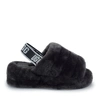 Угги тапочки женские UGG Women Slippers Fluff Yeah Slide Charcoal фото-1