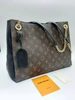 Женская кожаная сумка Louis Vuitton коричневая 35/27 A64268 фото-1