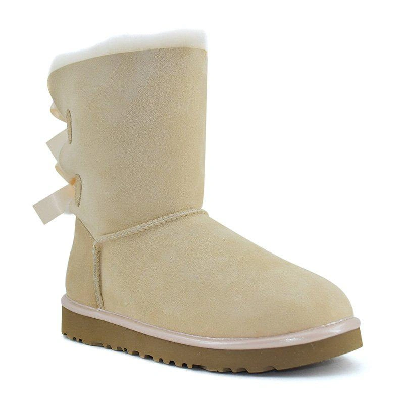 Угги женские UGG II Bailey Bow Metallic Amberlight фото-3