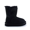 Угги детские UGG Kids Bailey Button II Black фото-1