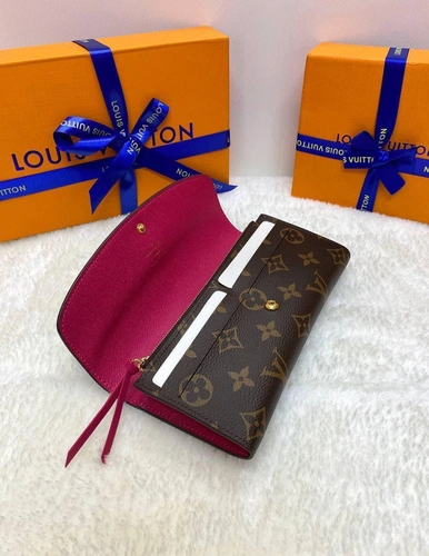 Кошелек Emilie Louis Vuitton премиум-люкс из новой коллекции 19/10/2 A61449 фото-3