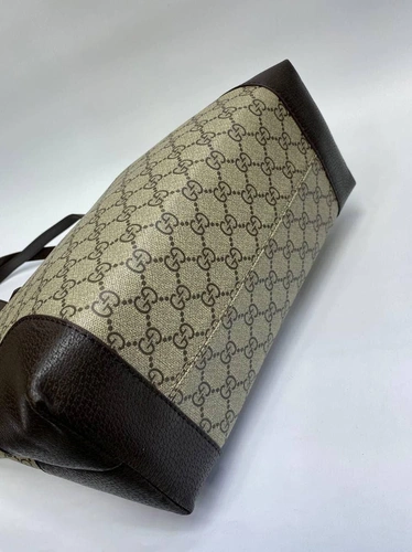 Женская сумка Gucci в комплекте косметичка и кошелек 30/30/13 A65594 фото-5