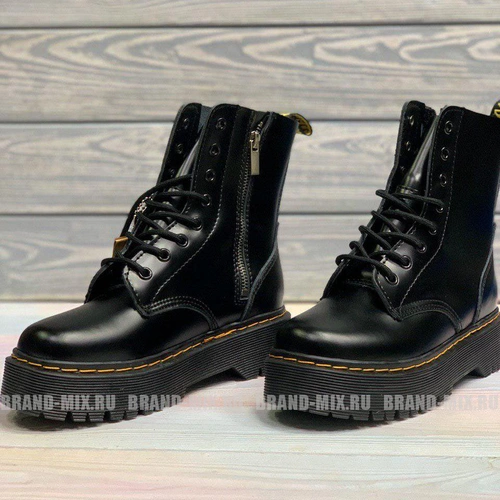 Мартинсы ботинки Dr Martens 1460 Jadon Smooth чёрные