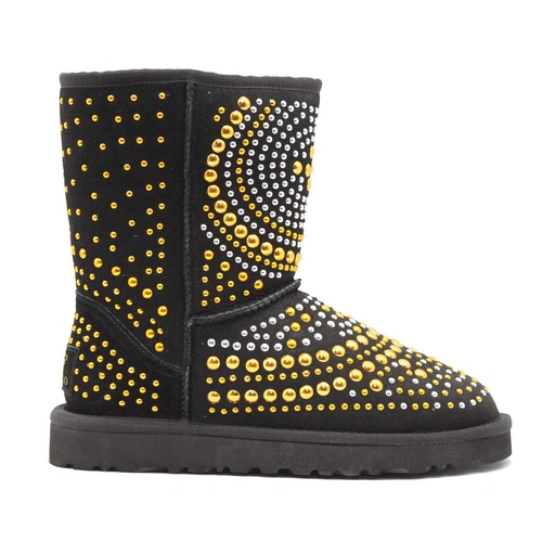 Угги женские ботинки UGG Deco Sphere Black