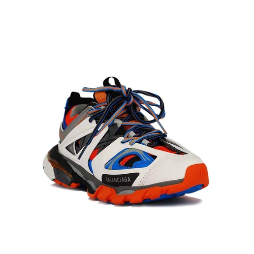 Кроссовки Balenciaga Trainers Track Low-Top Orange Blue фото-4