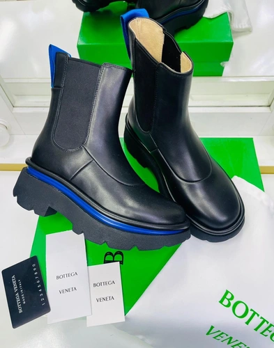 Ботинки женские Bottega Veneta чёрные А4919 фото-2
