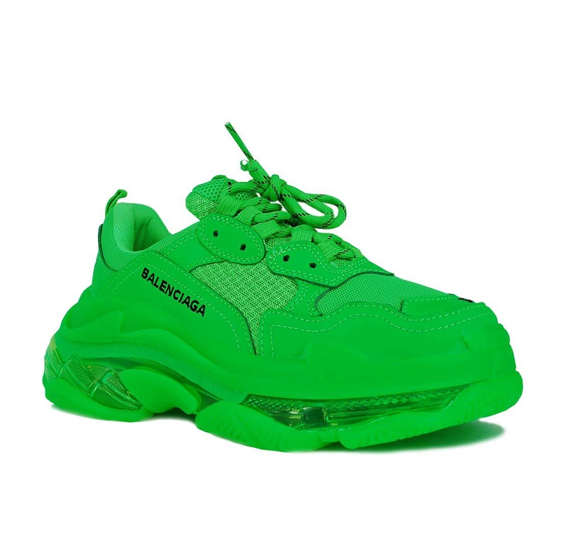 Кроссовки Balenciaga Triple S Clear Sole 5642W04 Green фото-6