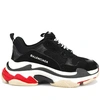 Кроссовки Balenciaga Triple S (656686) Black фото-1