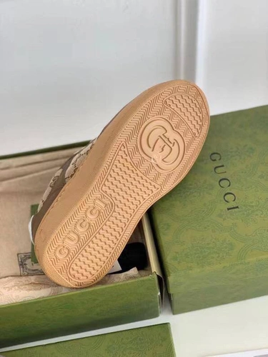 Кроссовки Gucci GG A38GO Brown фото-5