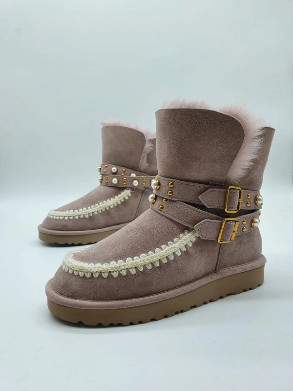 Угги женские UGG Mckay розовые фото-3