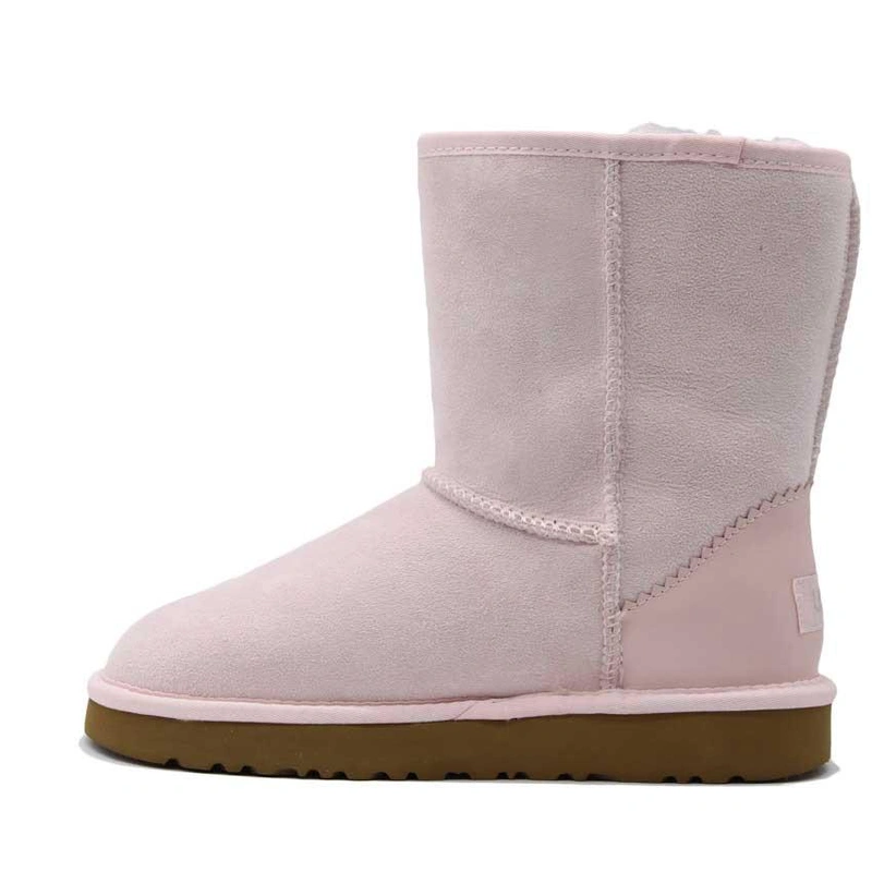 Угги женские ботинки UGG II Classic Short Pink фото-2