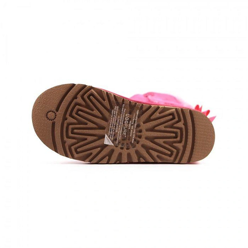 Угги детские UGG Kids Bailey Bow II Fucsia фото-5