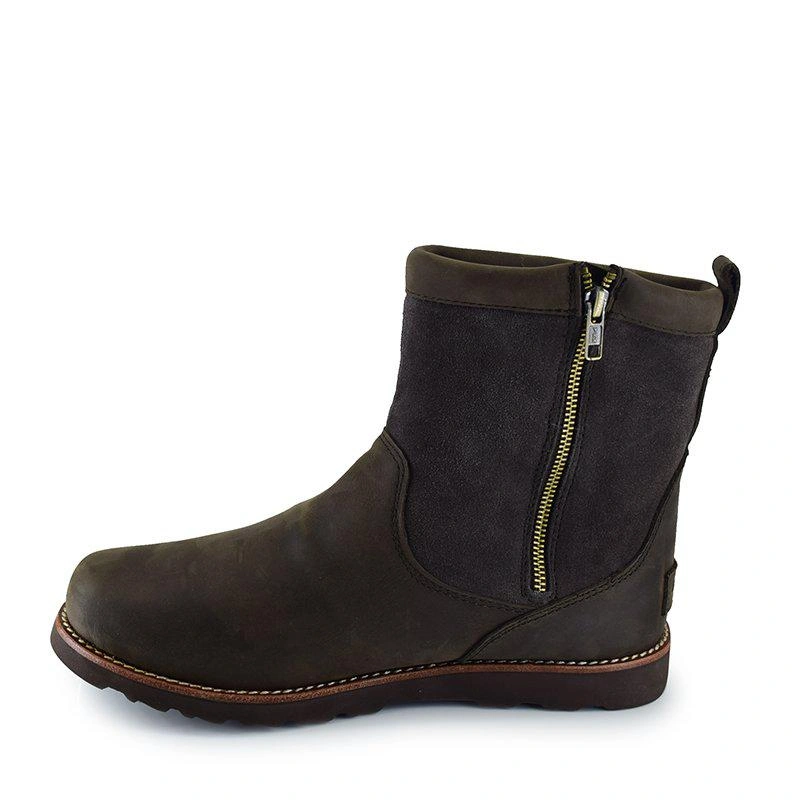 Угги мужские ботинки UGG Hendren Men Boots Chocolate фото-4