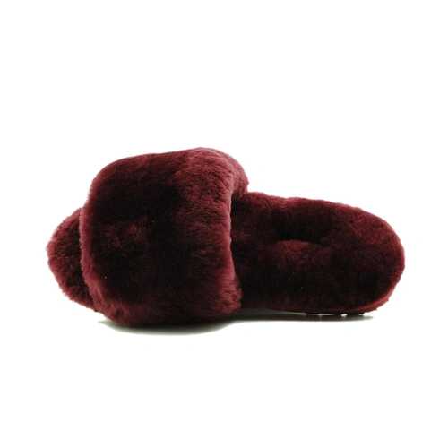 Угги тапочки женские UGG Fluff Slide Slippers Port фото-4