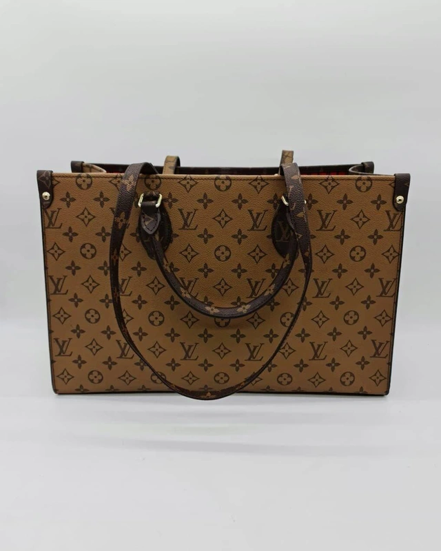 Женская сумка-тоут Louis Vuitton коричневая 43/27/17 коллекция 2021-2022 фото-5