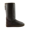 Угги женские UGG Tall Zip Metallic Chocolate фото-1