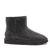 Угги женские ботинки UGG Mini Jimmy Choo Swarovski Black фото-1