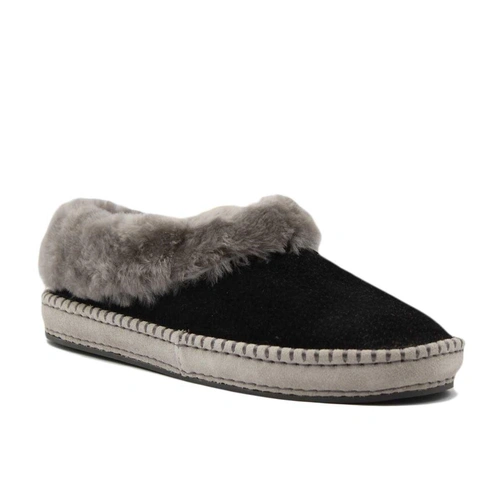 Угги женские UGG Women Slippers WRIN Black фото-3