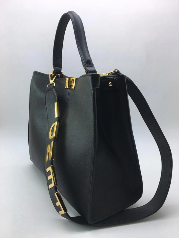 Женская сумка Fendi 32×28 черная A51154 фото-4