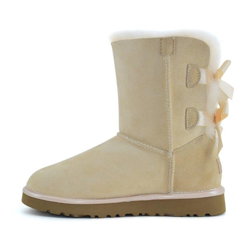 Угги женские UGG II Bailey Bow Metallic Amberlight фото-5