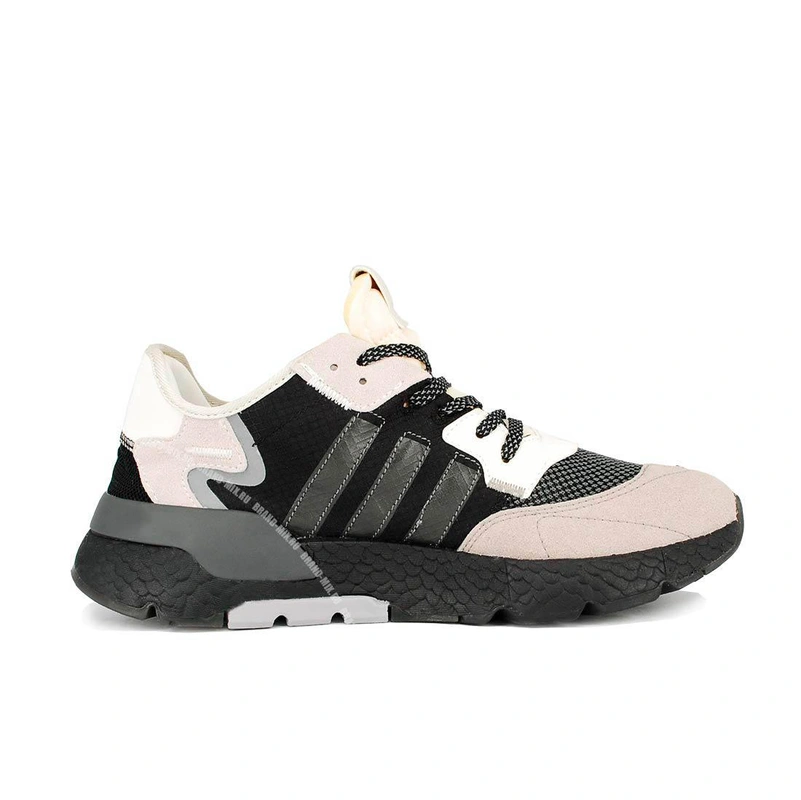 Кроссовки Adidas Nite Jogger DA8619 Black Grey White фото-6