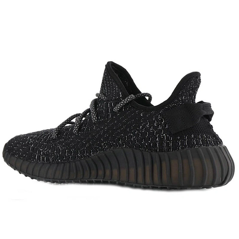 Кроссовки Adidas Yeezy Boost 350 V2 3M Glow in Dark Black фото-5