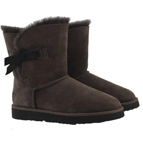 Угги женские UGG Classic Knot Black Chocolate фото-4