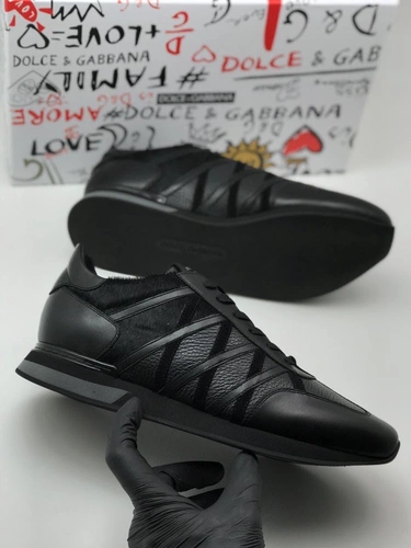 Кроссовки мужские Dolce & Gabbana черные коллекция 2021-2022 фото-4