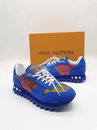 Мужские кроссовки Louis Vuitton комбинированные коллекция 2021-2022 A68212 фото-3