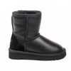 Угги детские ботинки UGG Kids Metallic Classic Short Black фото-1