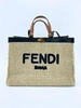 Женская сумка Fendi бежевая A58735 фото-1