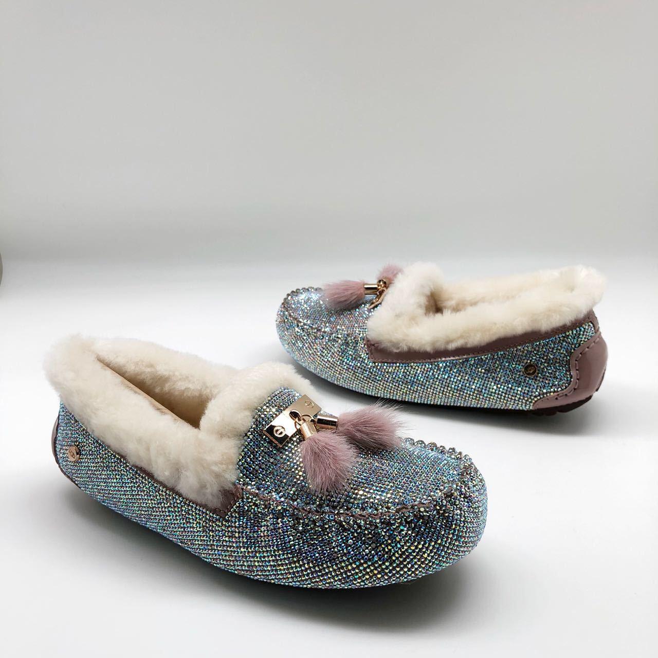 Меховые мокасины UGG 2020